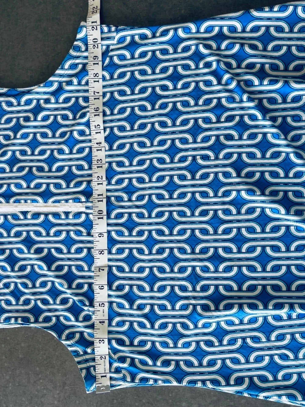 IBKUL Sleeveless Mock Dress Andrea Bright Blue SZ XL  EUC